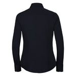 Russell Collection Ladies' Long Sleeve Fitted Polycotton Poplin Shirt - thumbnail 11
