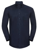 Russell Collection Men'S Long Sleeve Classic Oxford Shirt - thumbnail 4