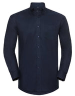 Russell Collection Men'S Long Sleeve Classic Oxford Shirt