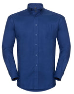 Russell Collection Men'S Long Sleeve Classic Oxford Shirt - thumbnail 2
