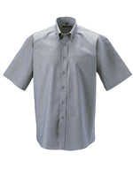 Russell Collection Men'S Short Sleeve Classic Oxford Shirt