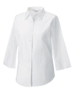 Russell Collection Ladies' 3/4 Sleeve Fitted Stretch Shirt - thumbnail 5