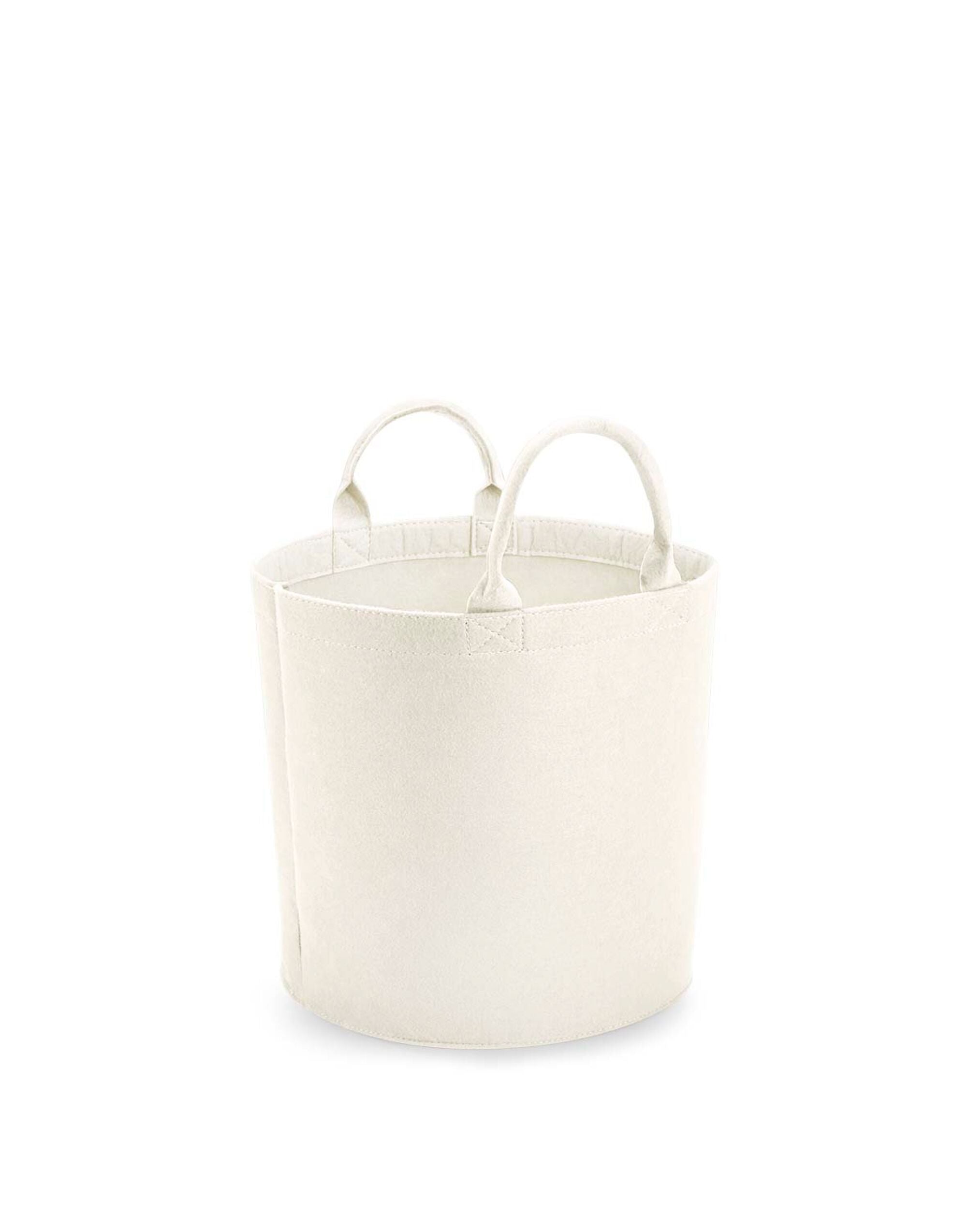 The large grey Felt Trug, ideal for use as a log basket or for storing blankets.
