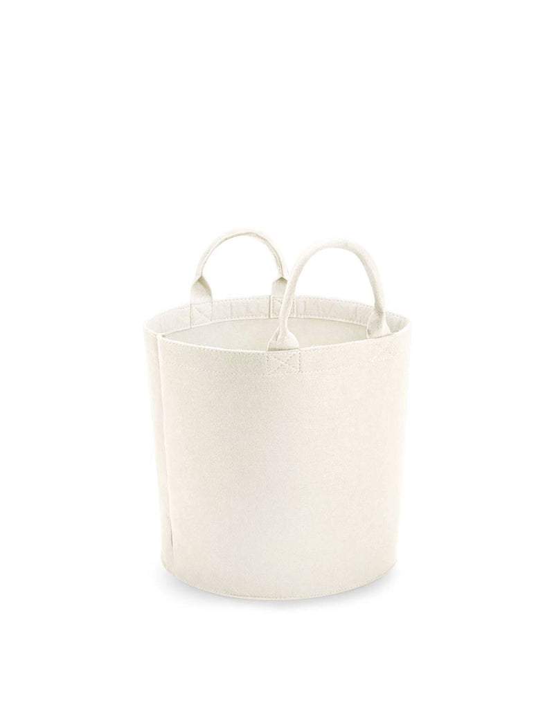The large grey Felt Trug, ideal for use as a log basket or for storing blankets.