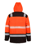 Result Safeguard Recycled Extreme Tech Printable Softshell Coat - Fluorescent Orange/Black