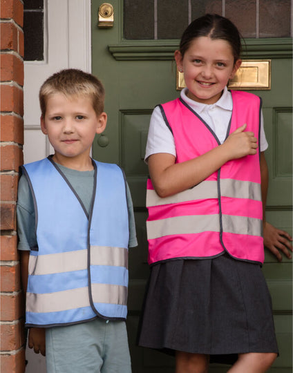Result Safeguard Junior Enhanced Visibility Vest - Burgundy