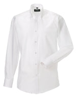 Russell Collection Men'S Long Sleeve Ultimate Non-Iron Shirt - White