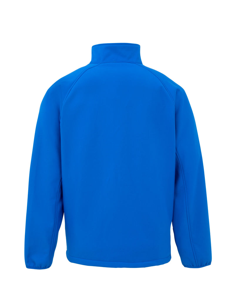 Result Recycled Men'S Recycled 2-Layer Printable Softshell Jacket - Royal Blue