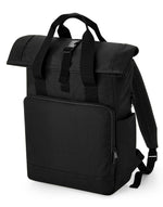 Bagbase Recycled Twin Handle Roll-Top Laptop Backpack - thumbnail 1