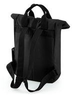 Bagbase Recycled Mini Twin Handle Roll-Top Backpack - thumbnail 3