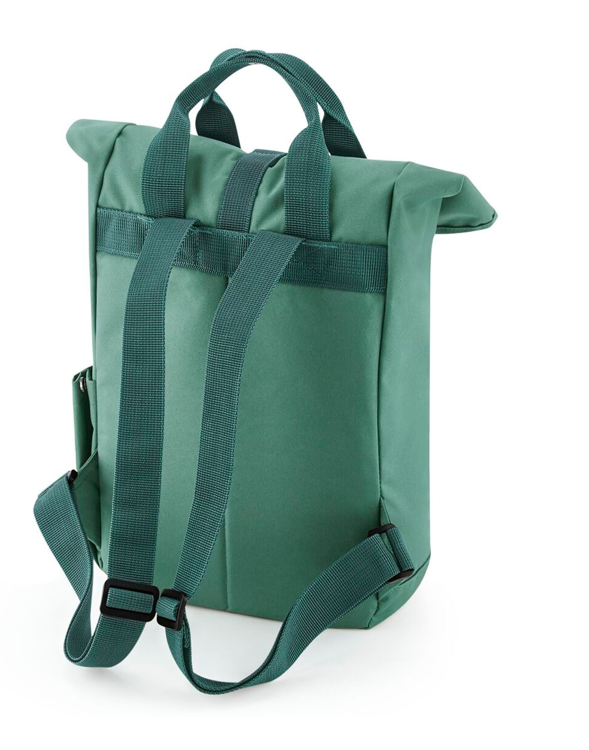 A bottle green junior fashion backpack.