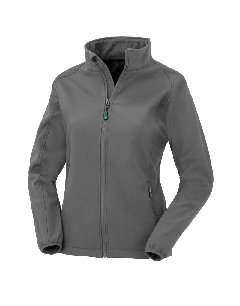 Result Recycled Ladies' Recycled 2-Layer Printable Softshell - Workguard Grey