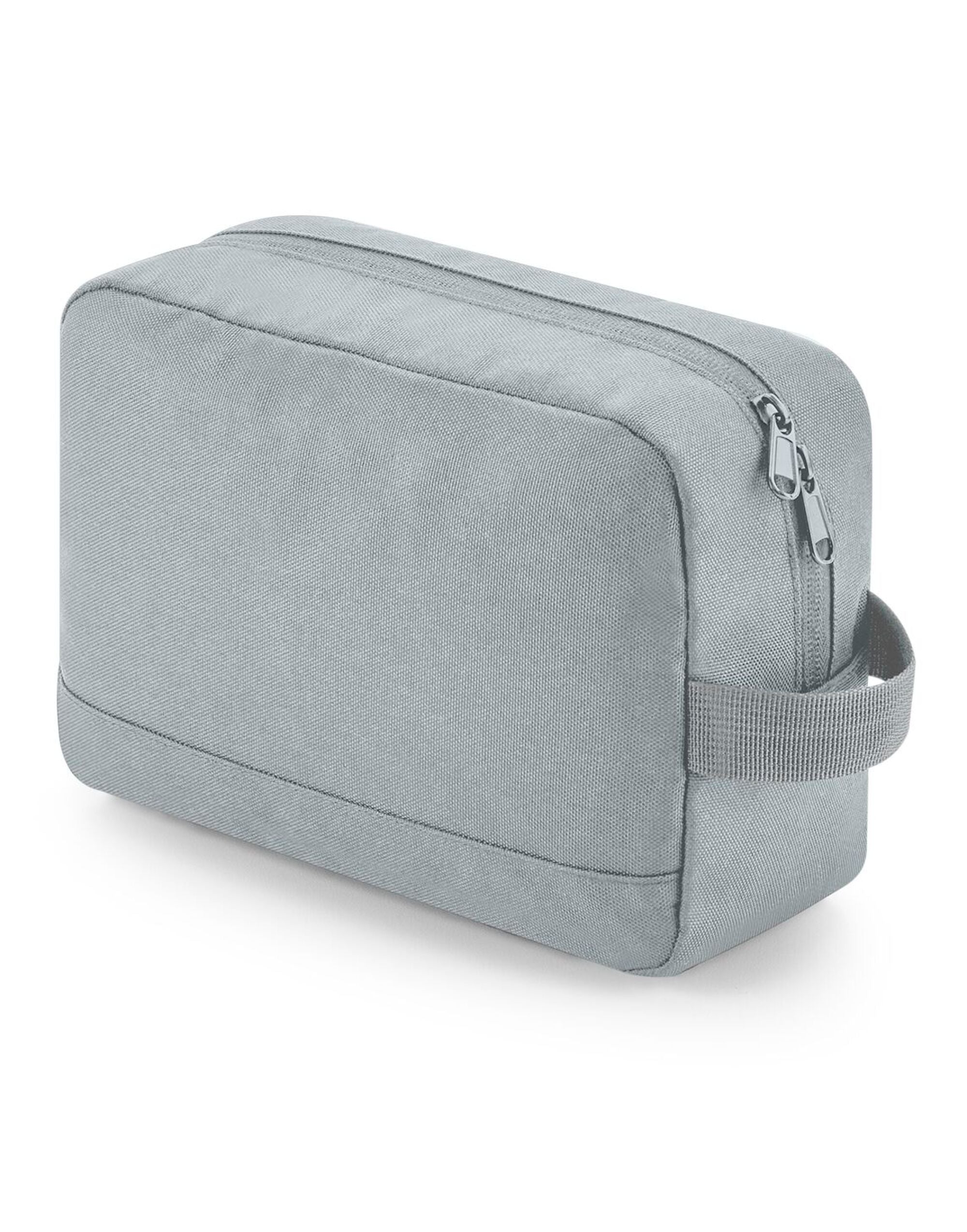 A navy recycled cooler shoulder bag with a long strap.