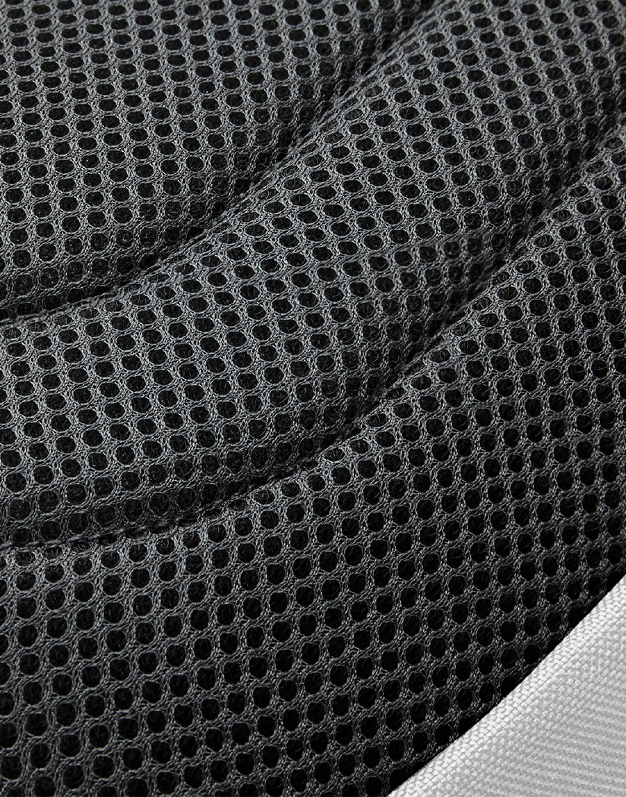 The grey marl fabric of the Bagbase Athleisure Sports Backpack, highlighting its texture and quality.