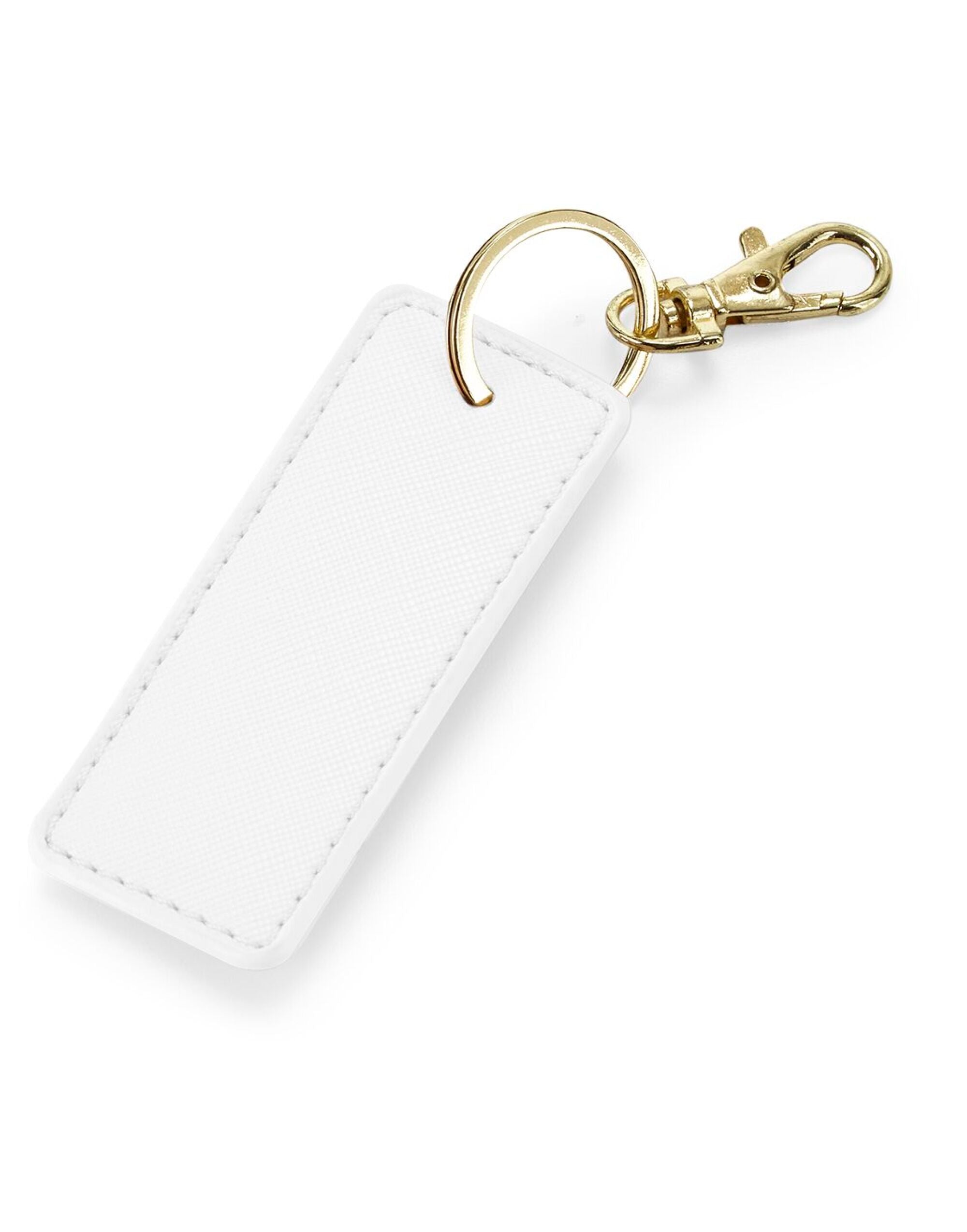A collection of Bagbase Boutique Key Clips in black, white, grey, and pink.