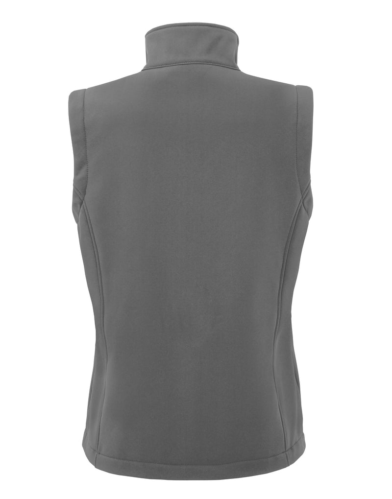 Result Recycled Ladies' Recycled 2-Layer Printable Softshell Bodywarmer - Workguard Grey
