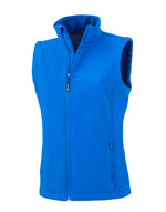 Result Recycled Ladies' Recycled 2-Layer Printable Softshell Bodywarmer - Royal Blue