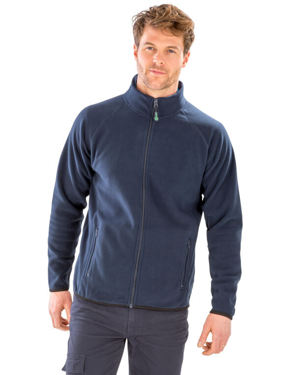 Result Recycled Recycled Unisex Fleece Polarthermic Jacket - Black