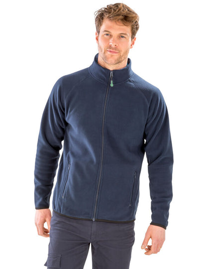 Result Recycled Recycled Unisex Fleece Polarthermic Jacket - Black