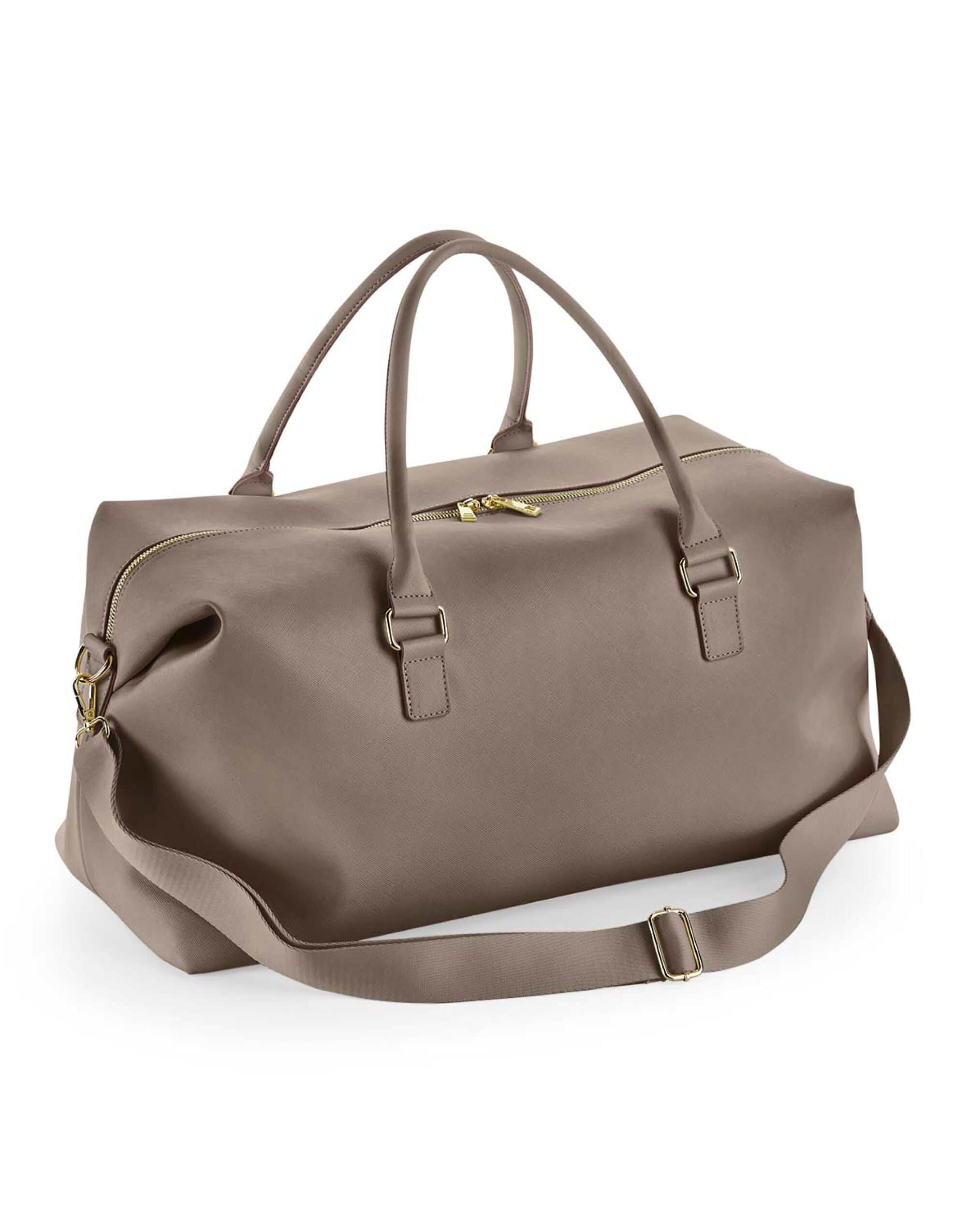 Primer plano de la cremallera del bolso de fin de semana Bagbase Boutique.