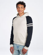 Jerzees NuBlend Varsity Colour-Block Hoodies - thumbnail 2