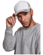 Flexfit Retro Trucker Colored Front - Black/White/Black