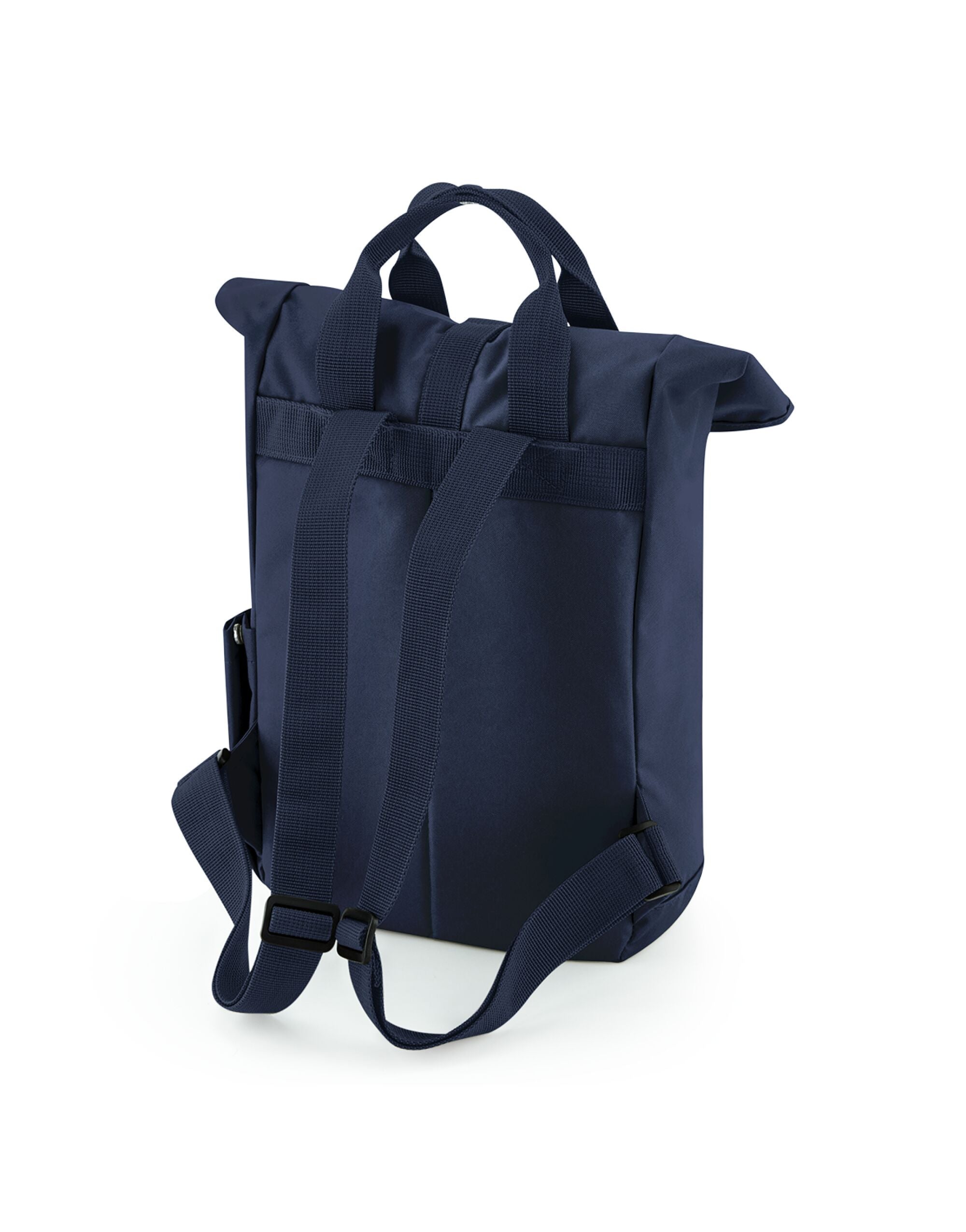 A navy blue junior fashion backpack.