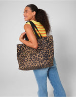 Bagbase Leopard Print Carryall Tote Bag - thumbnail 1