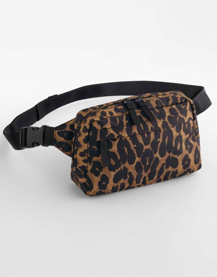 Bagbase Leopard Print Cross Body Bag