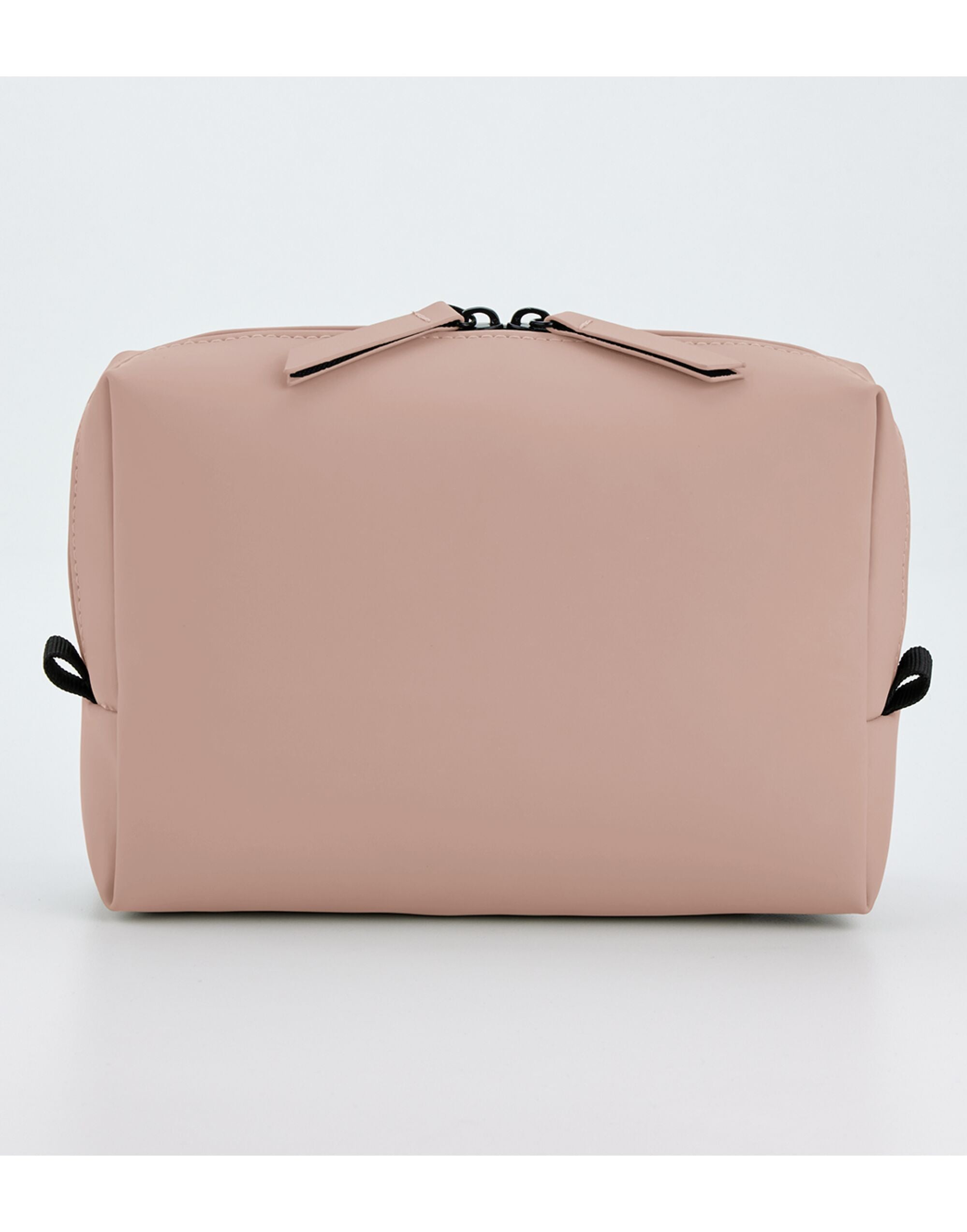 Pink matte PU cross body bag with gold detailing.