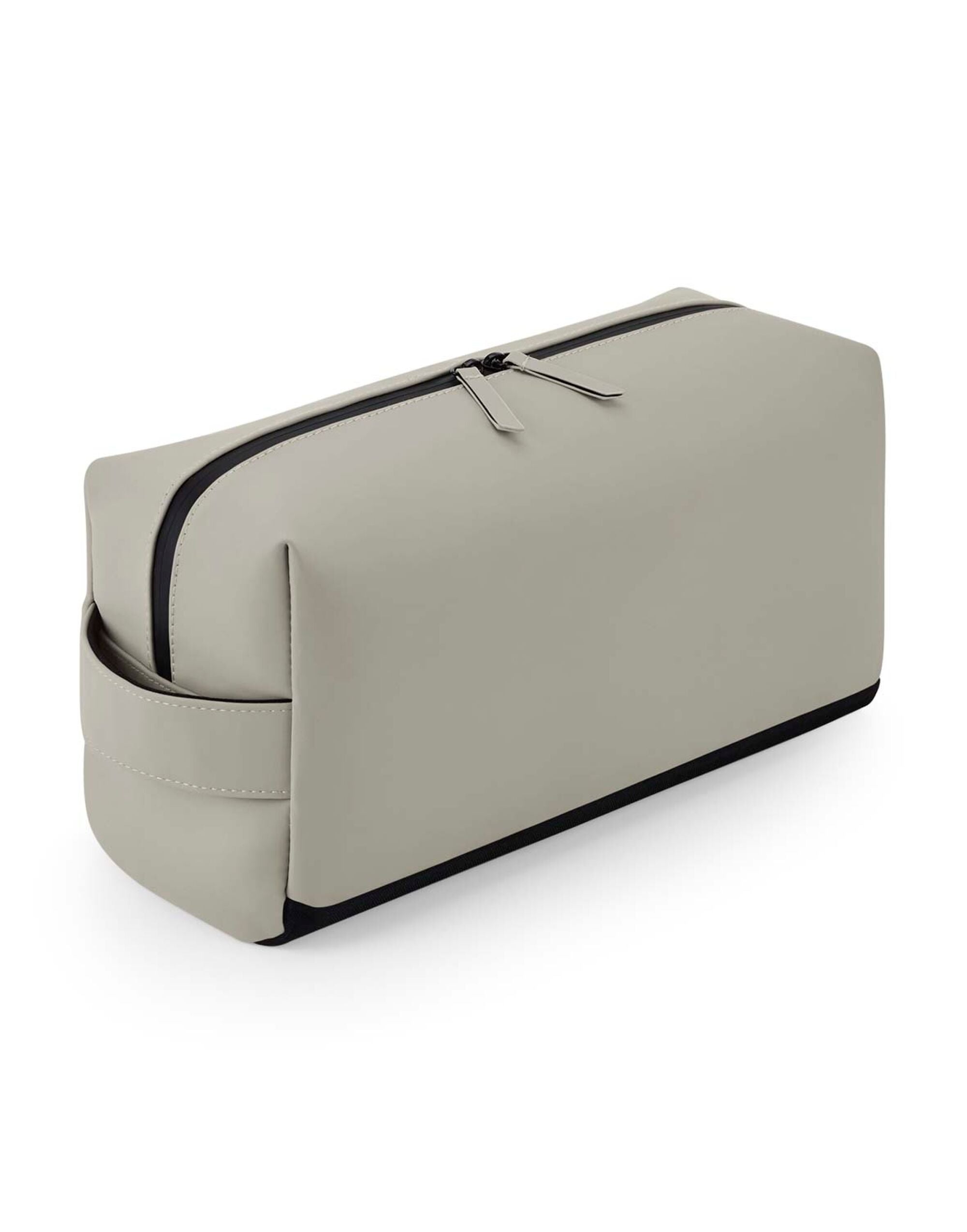 A classic black across-body bag with an adjustable shoulder strap.