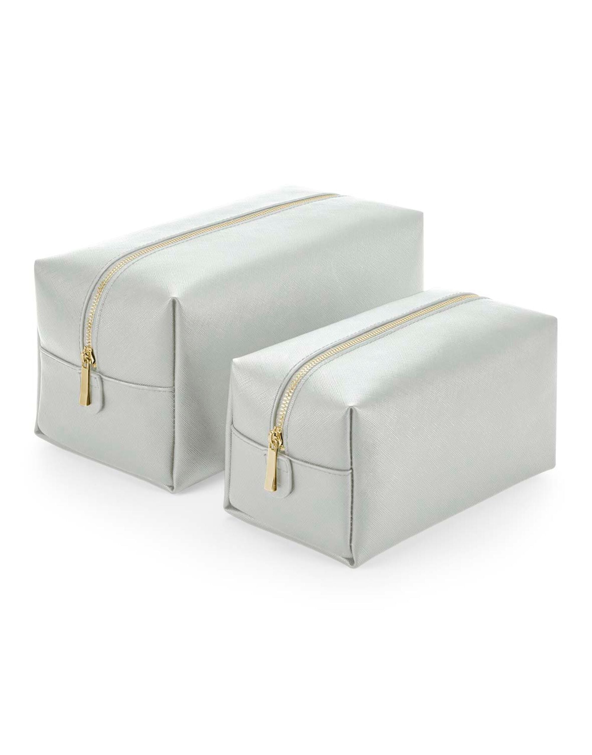 A clear shot of the white Bagbase Boutique Toiletry & Accessory Case against a neutral background.