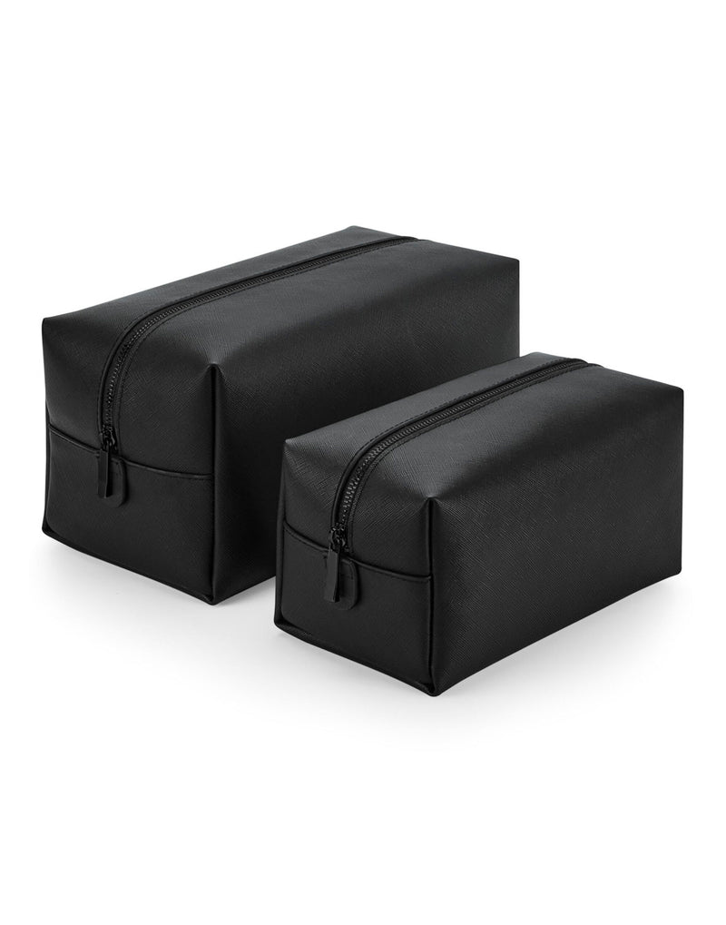 The white Boutique Toiletry & Accessory Case, a chic and elegant travel essential.