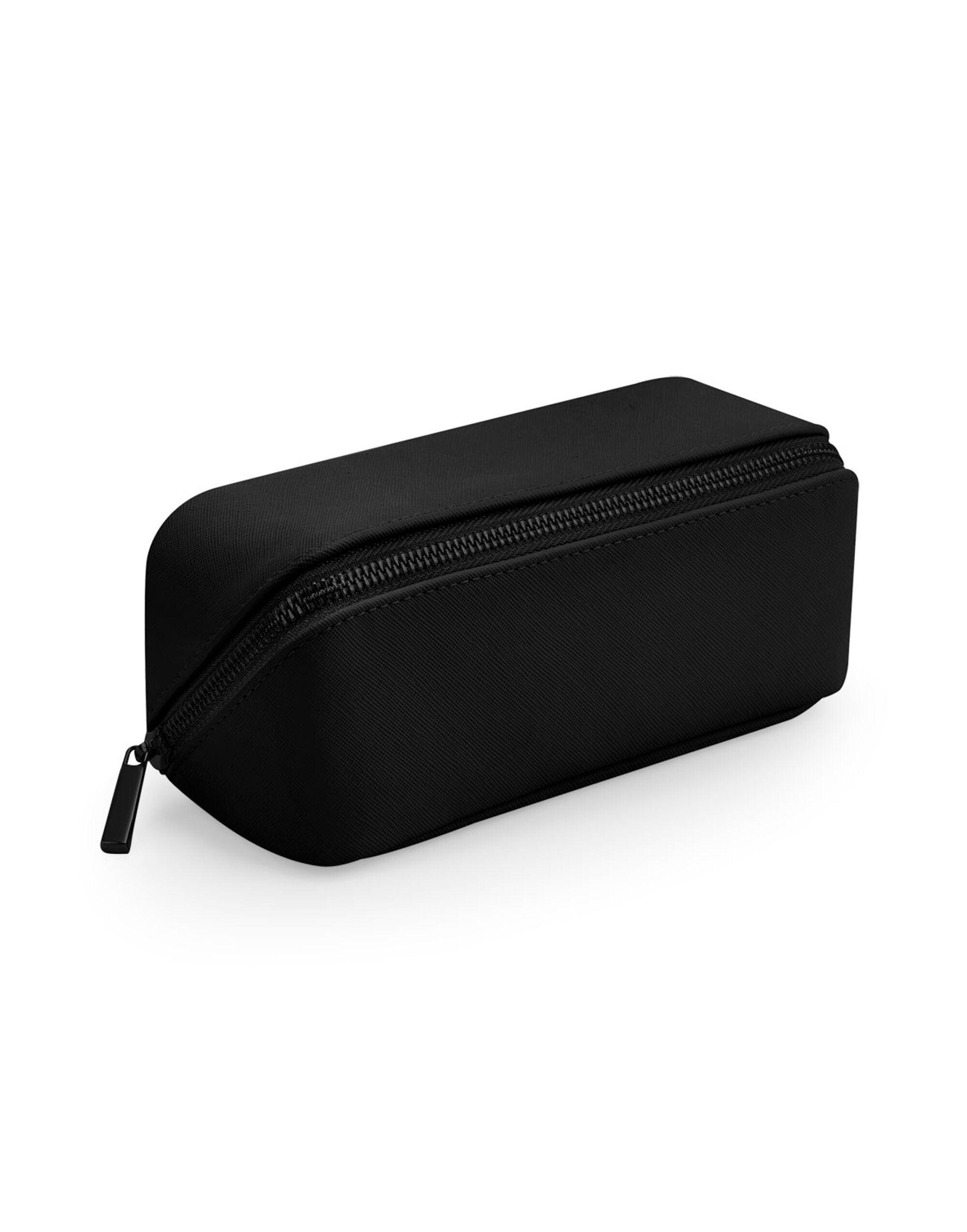 Mini estuche de accesorios Bagbase Boutique en negro, abierto para mostrar el interior.