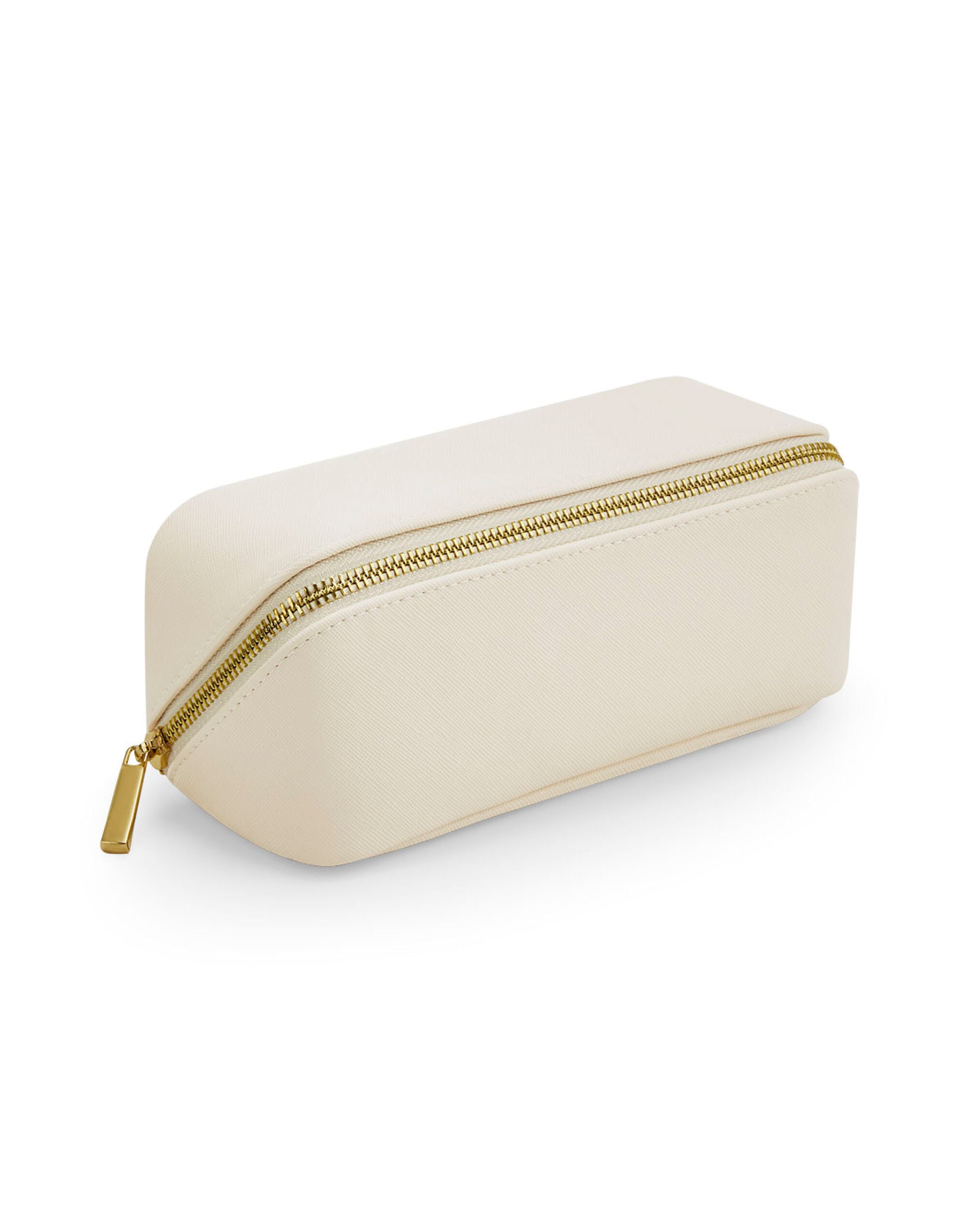 Mini estuche de accesorios Bagbase Boutique abierto con cosméticos dentro.