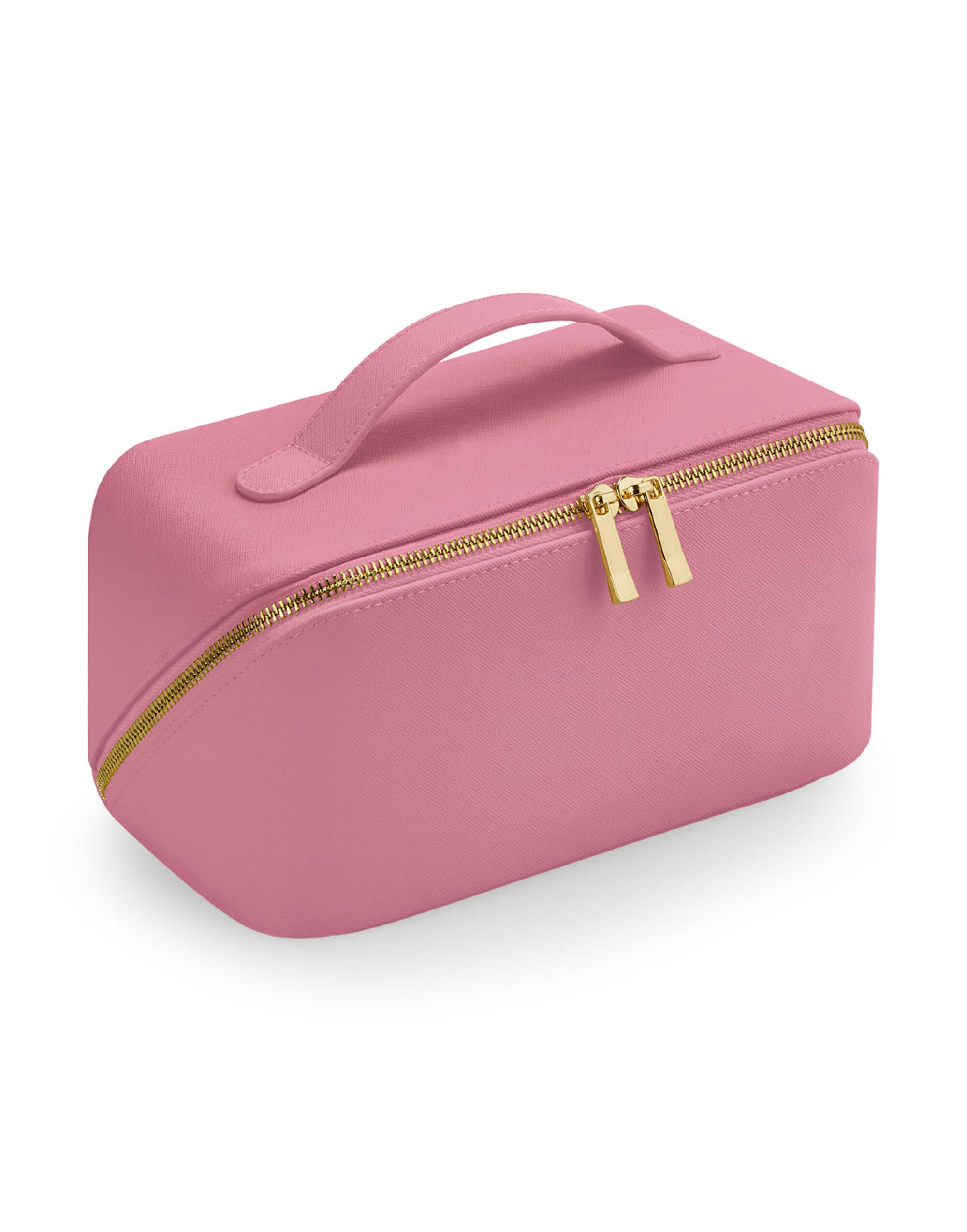 The Bagbase Boutique accessory case shown at an angle, focusing on the quality stitching and corner construction.