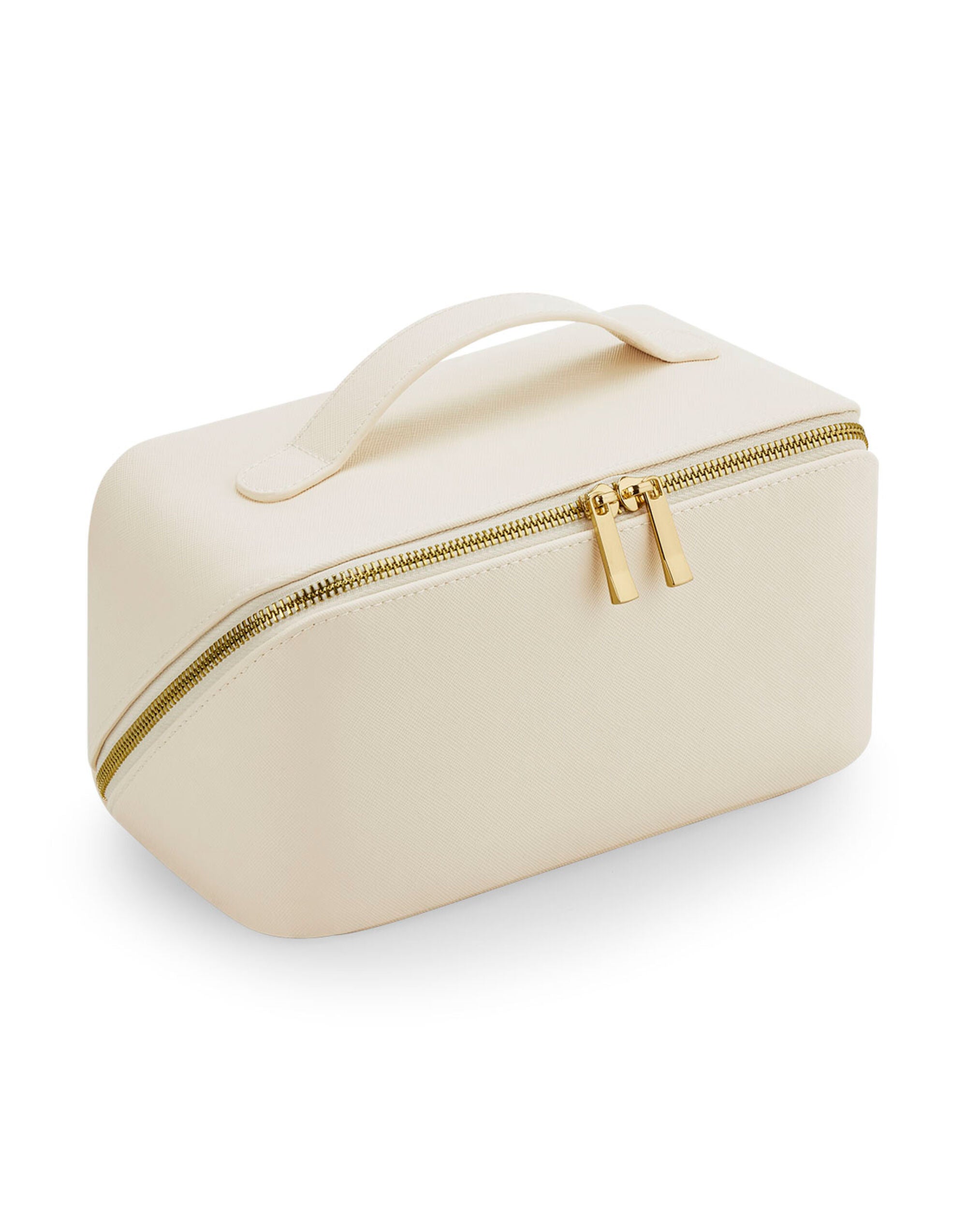Side profile of the elegant Bagbase Boutique open flat accessory case, emphasizing its slim and portable form factor.