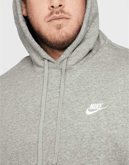 Nike Golf Sportswear Club Hoodie - Dark Grey Heather/Matte Silver/White