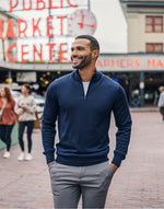 Cutter & Buck Everett Half Zip Sweater - thumbnail 1