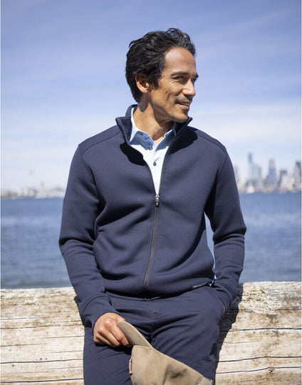 Cutter & Buck Pemberton Cardigan Full Zip Men