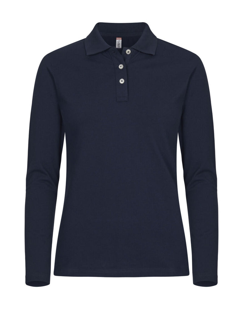 Clique Ladies Stretch Premium Polo L/S