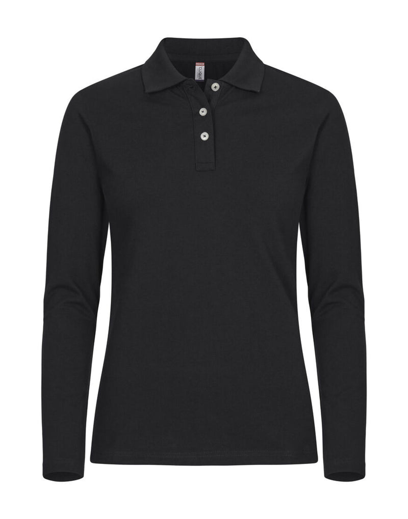 Clique Ladies Stretch Premium Polo L/S