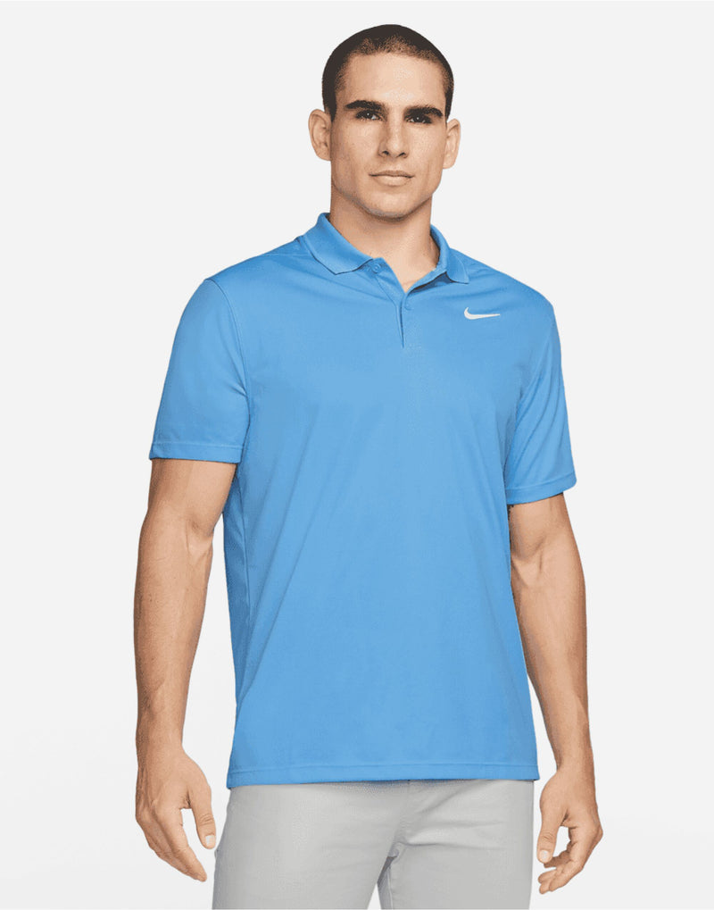 Nike Golf Dri-Fit Victory Solid Polo (Lc) - University Blue