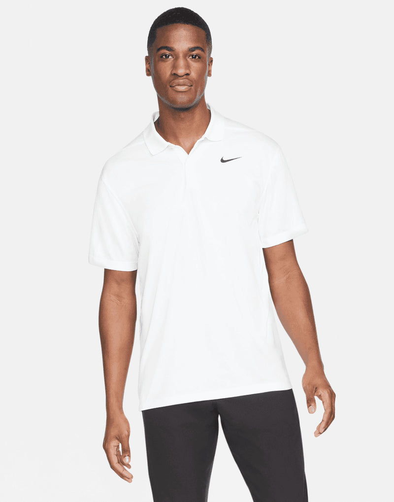 Nike Golf Dri-Fit Victory Solid Polo (Lc) - White