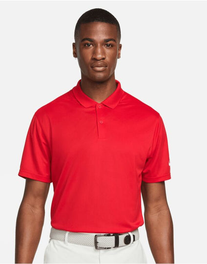 Nike Golf Dri-Fit Victory Solid Polo - Obsidian/White