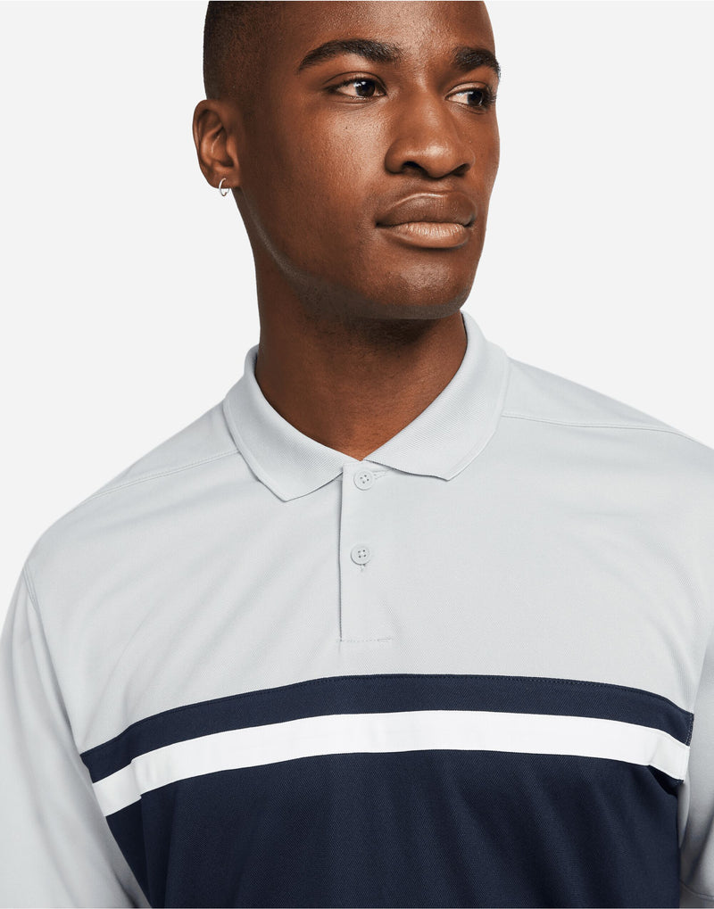 Nike Golf Nike Victory Men'S Golf Polo - Light Smoke Grey/ Obsidian