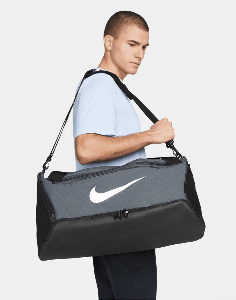 Nike Golf Brasilia Training Duffle Bag (60L) - Iron Grey/ Black/ White