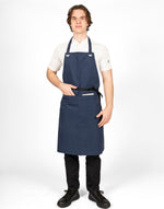 Dennys Canvas Bib Apron With Pocket