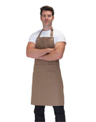 Dennys Canvas Bib Apron With Pocket