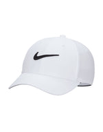 Nike Golf Dri-Fit Structured Swoosh Cap - White/Black